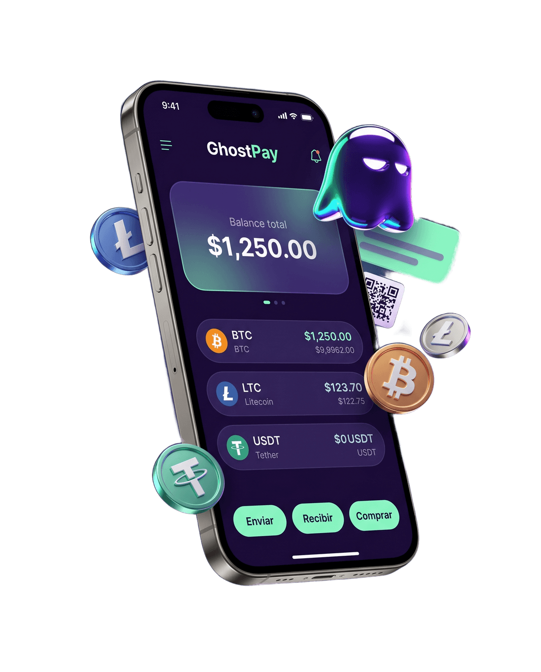 La app GhostPay